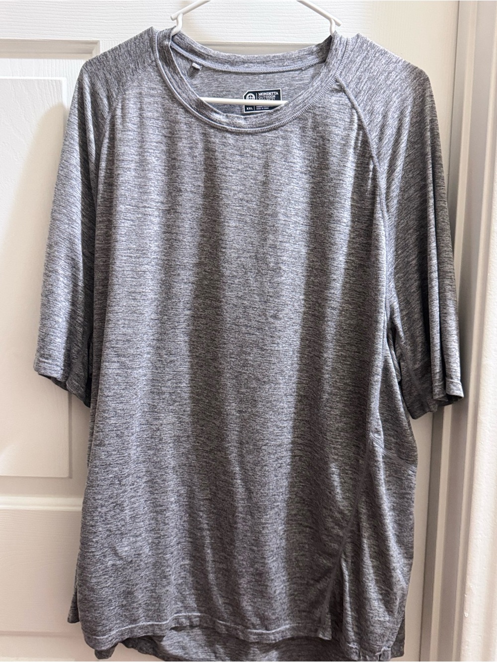Men's Grey Performance Crew Neck Shirt